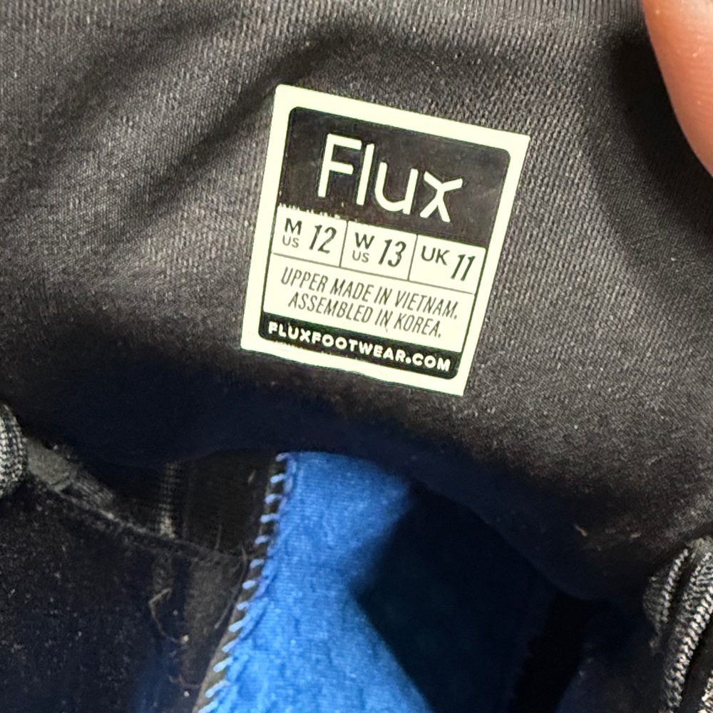 Flux brand black High-Top Sneakers - Picture 5 of 5